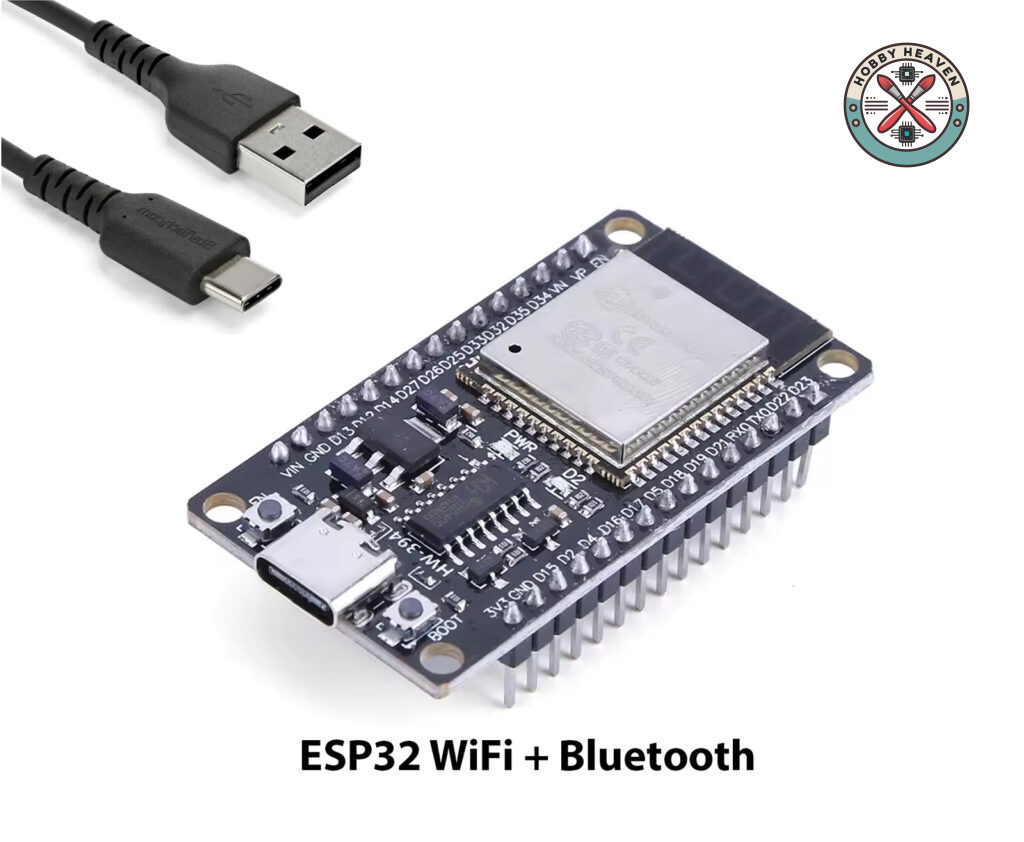 ESP32 WROOM-32 Soldered USB-Type C Development Board - WiFi + Bluetooth